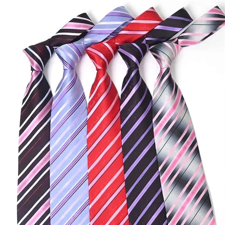 Gradient Effect Jacquard Stripe Tie